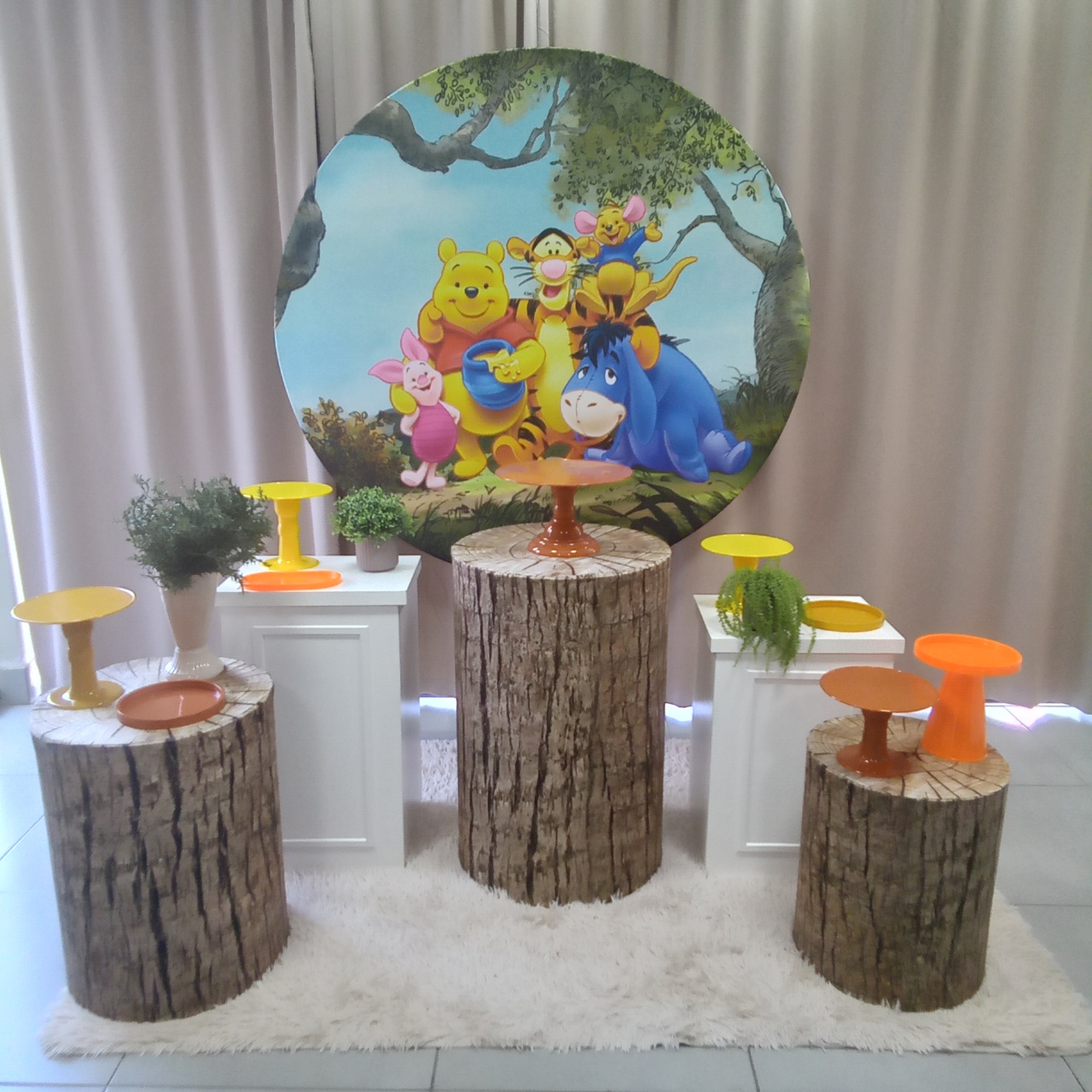 Ursinho Pooh 9 - Cenário Mágico Festa