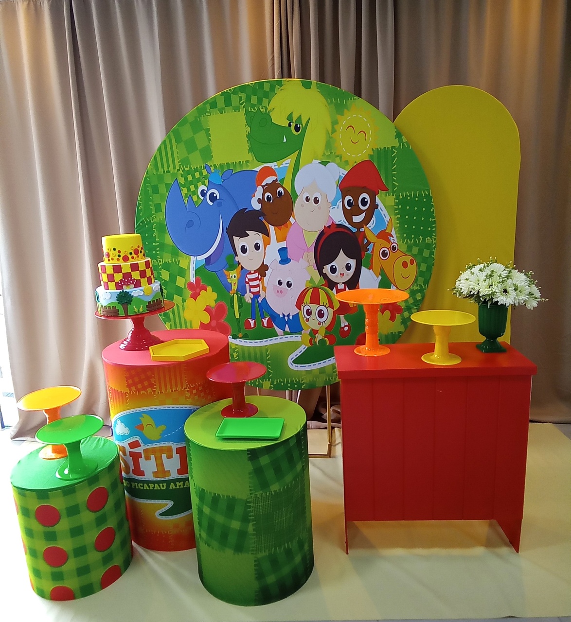 Sitio Do Pica Pau Amarelo 3 - Cenário Mágico Festa