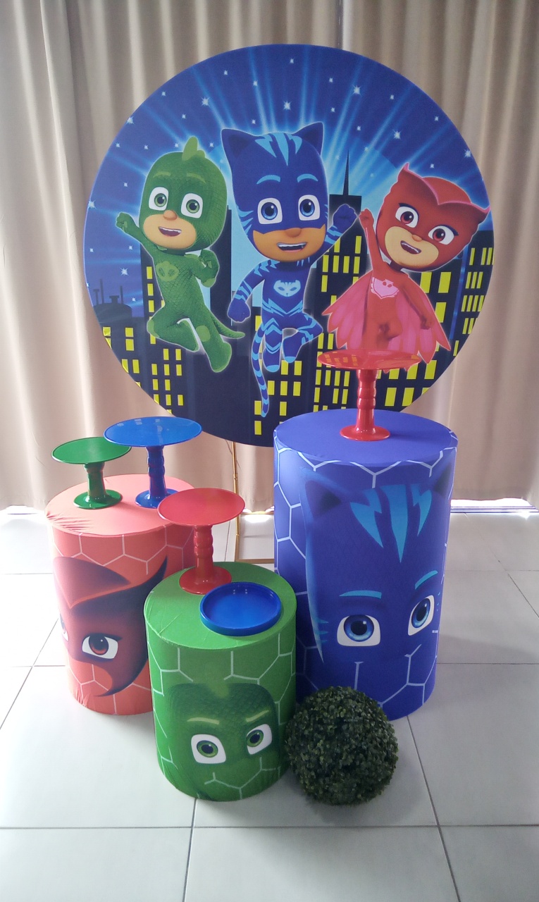 Pj Mask 1 - Cenário Mágico Festa