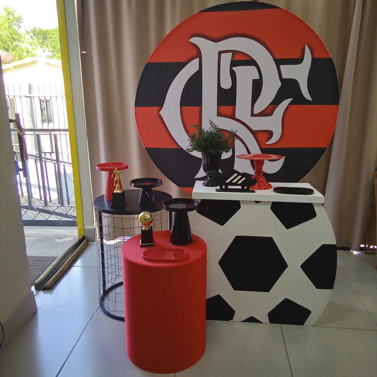 Futebol Flamengo 2 - Cenário Mágico Festa