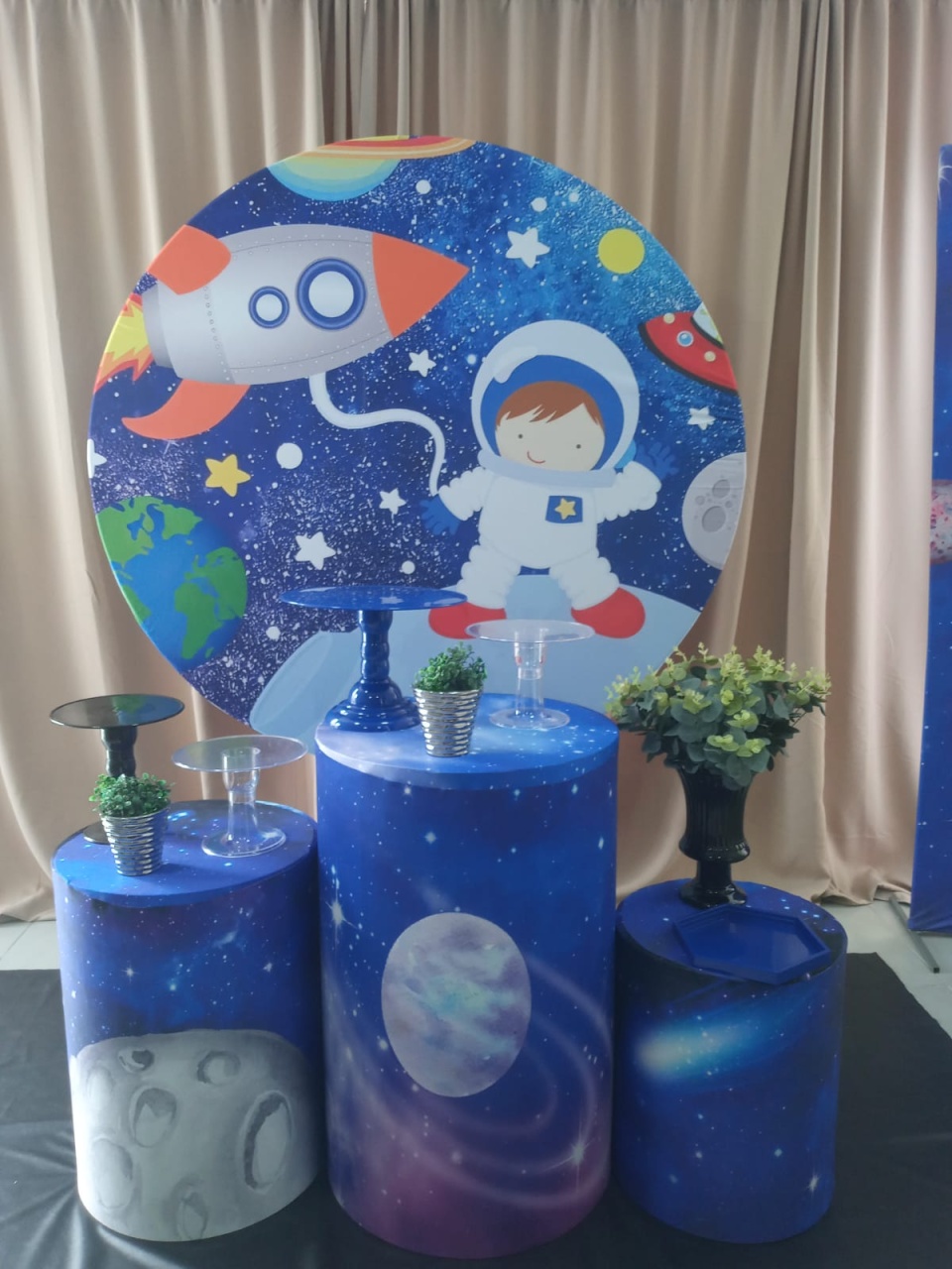 Astronauta Baby 1 - Cenário Mágico Festa