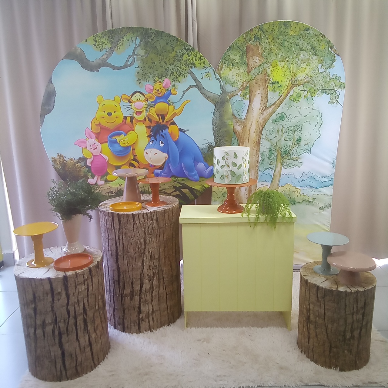 Ursinho Pooh 5 - Cenário Mágico Festa