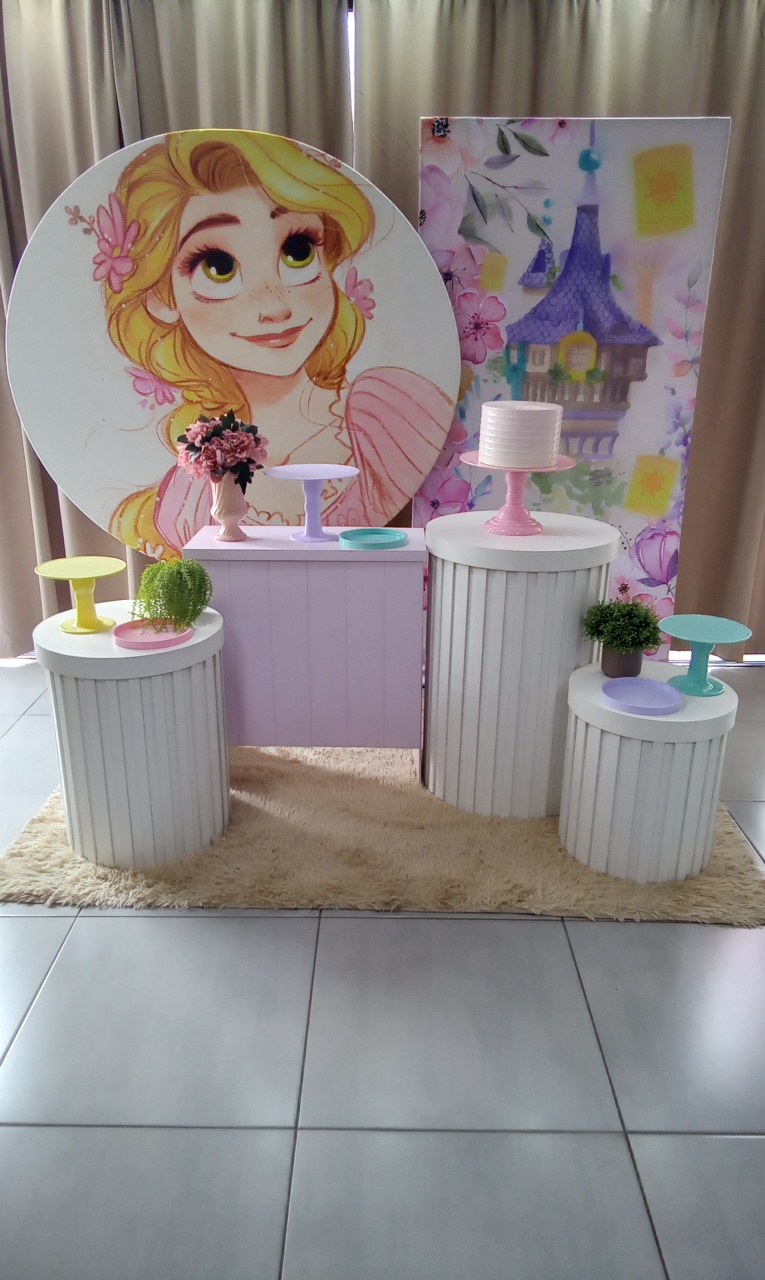 Rapunzel C3 - Cenário Mágico Festa