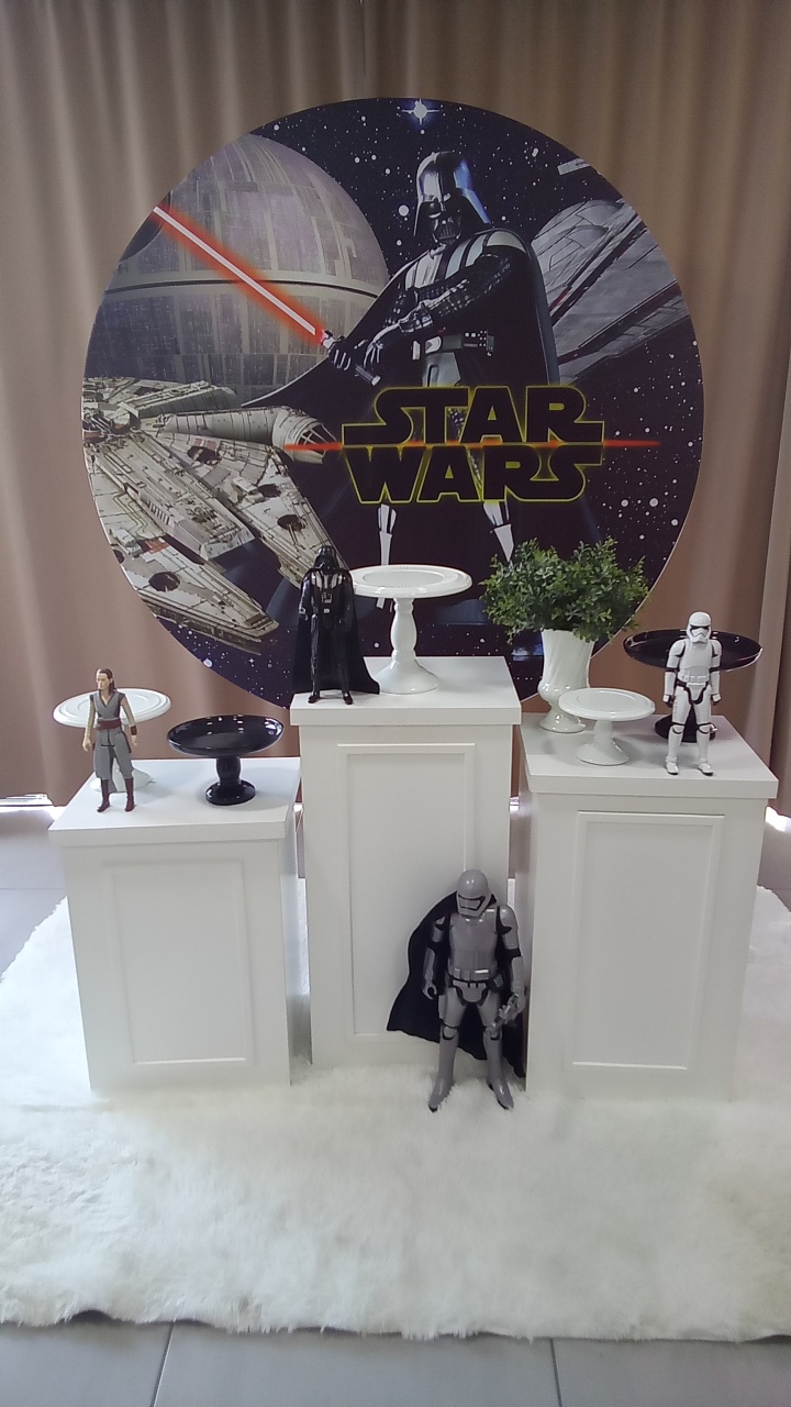 Star Wars A 1 - Cenário Mágico Festa