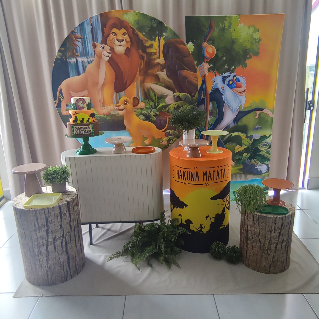 Rei Leão 6 - Cenário Mágico Festa