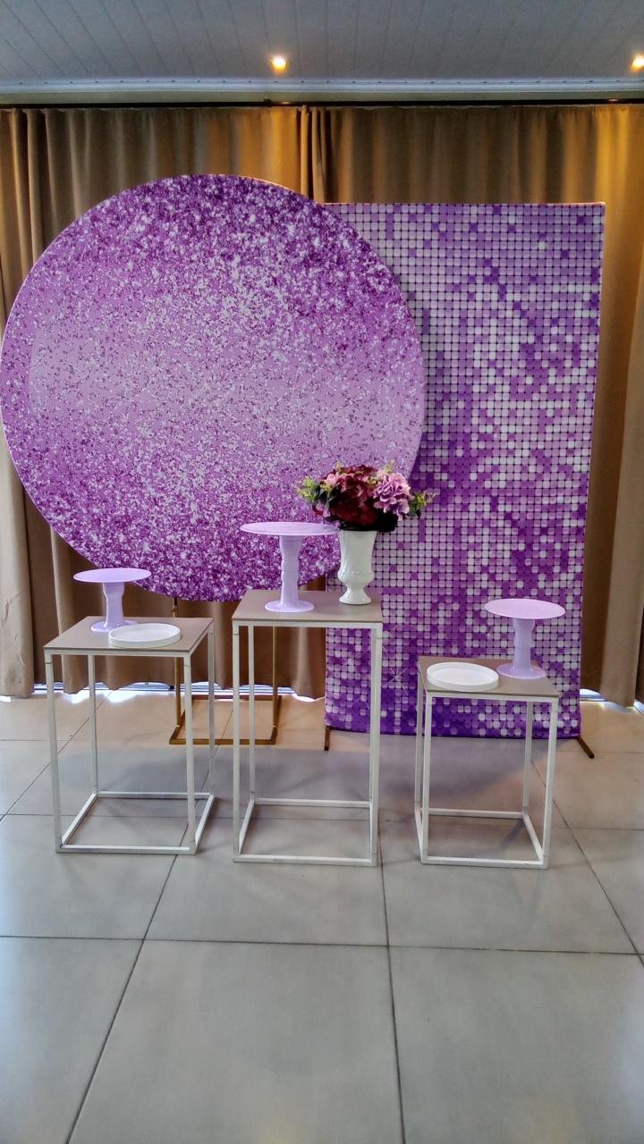 Gliter Lilas 5 - Cenário Mágico Festa