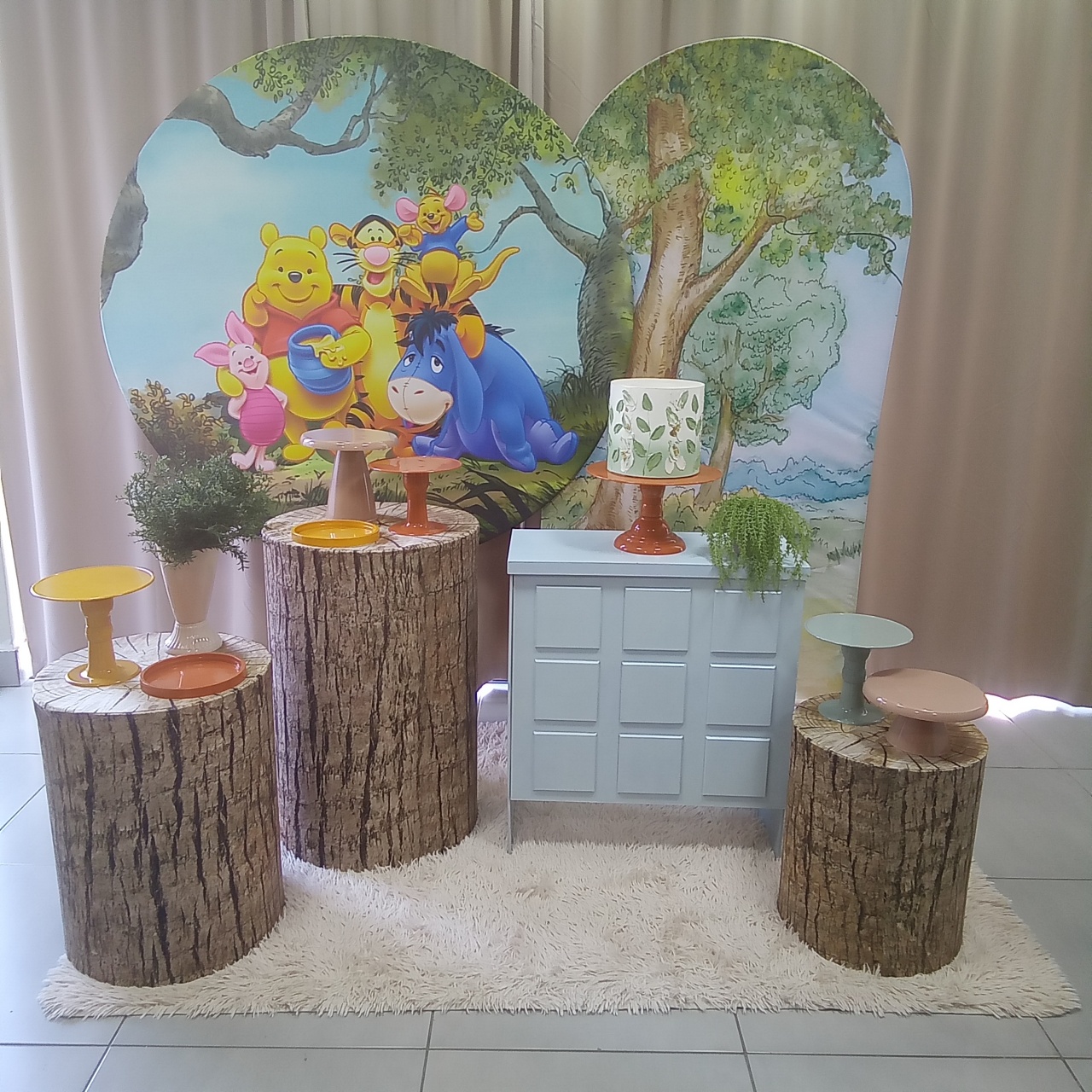 Ursinho Pooh 4 - Cenário Mágico Festa