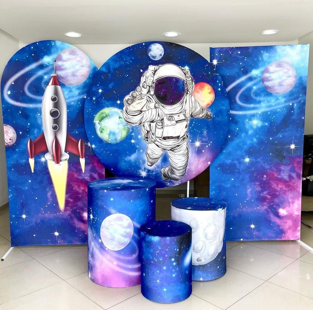 Astronauta 4 Decor (2) - Cenário Mágico Festa