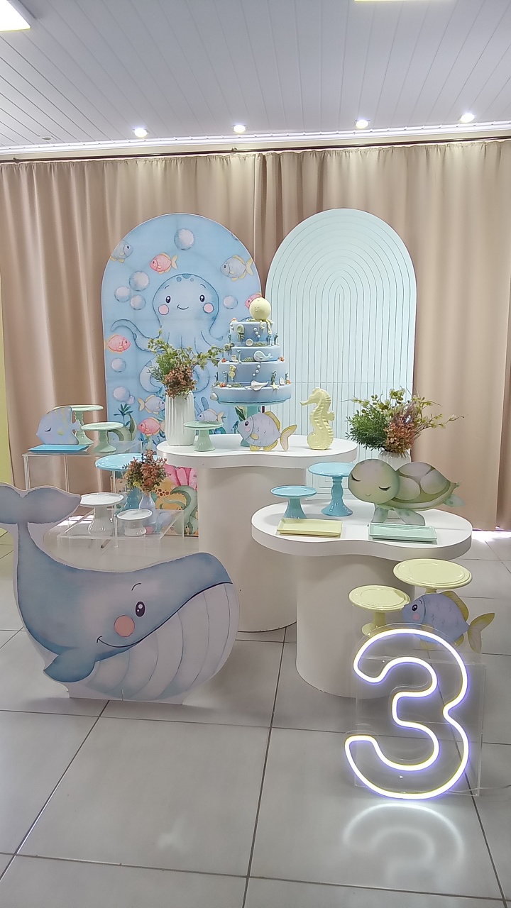 Fundo Do Mar 6    - Cenário Mágico Festa