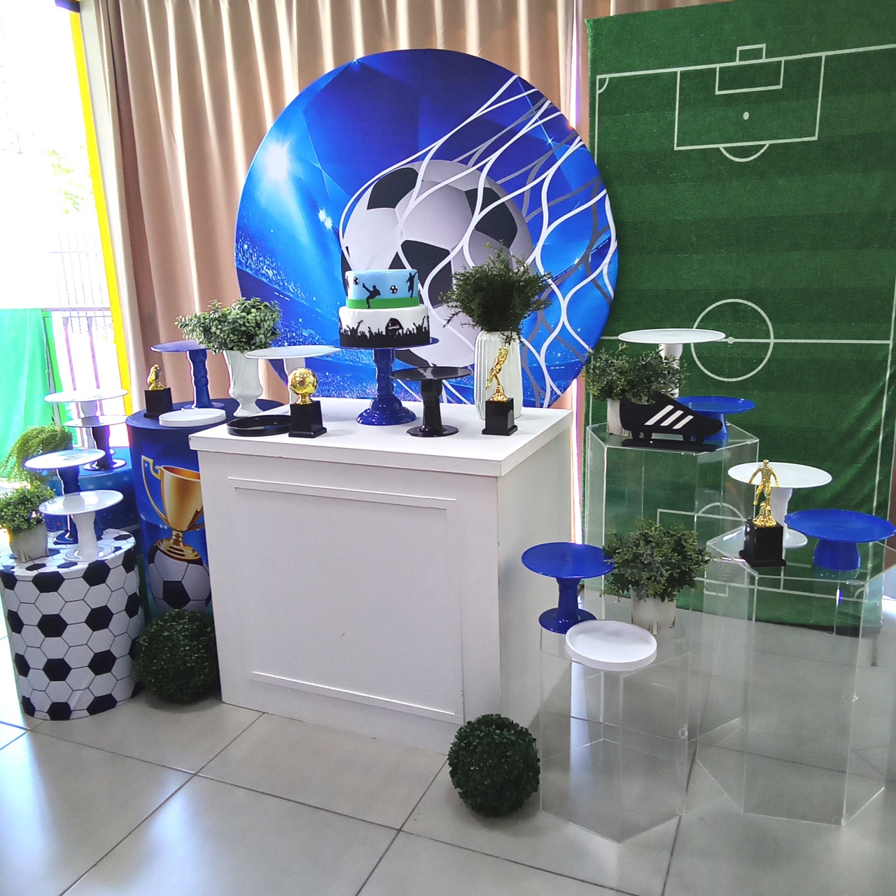 Futebol Decor 2 Detalhe - Cenário Mágico Festa