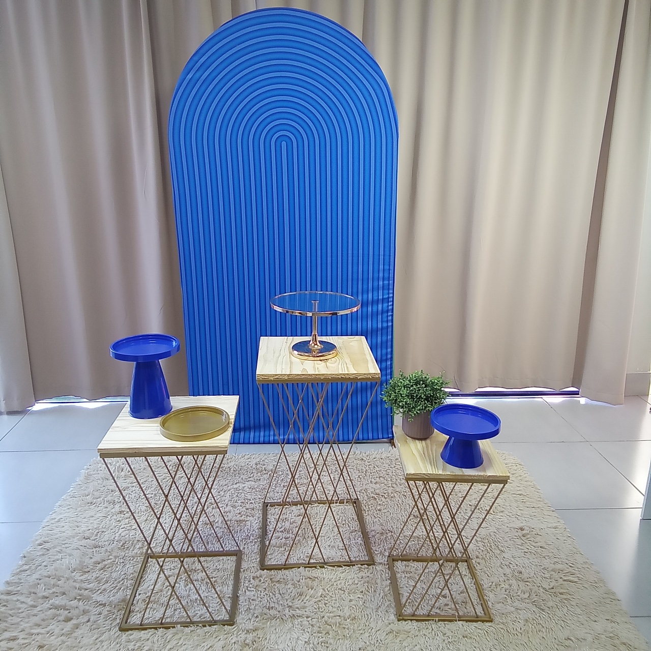 Azul Boho   3 - Cenário Mágico Festa