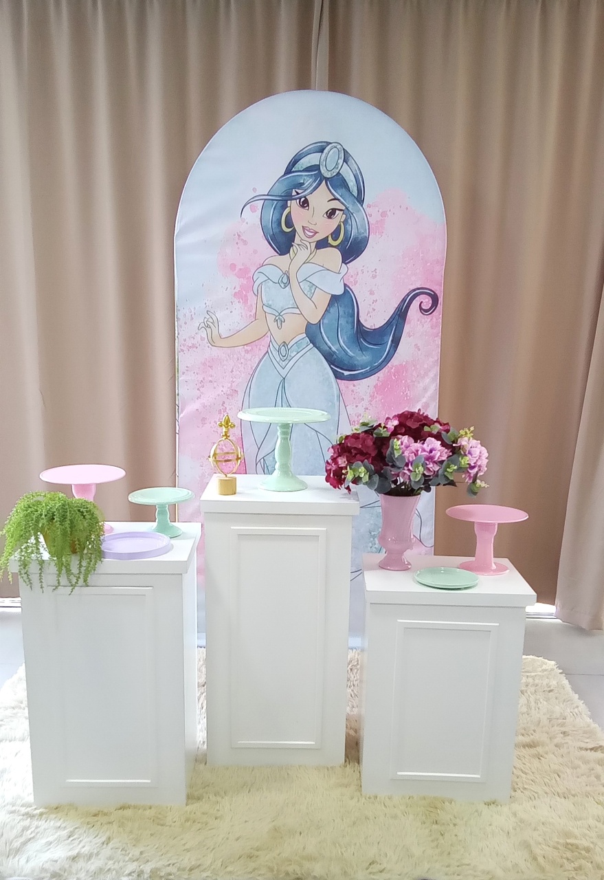 Princesa Jasmine 1 - Cenário Mágico Festa