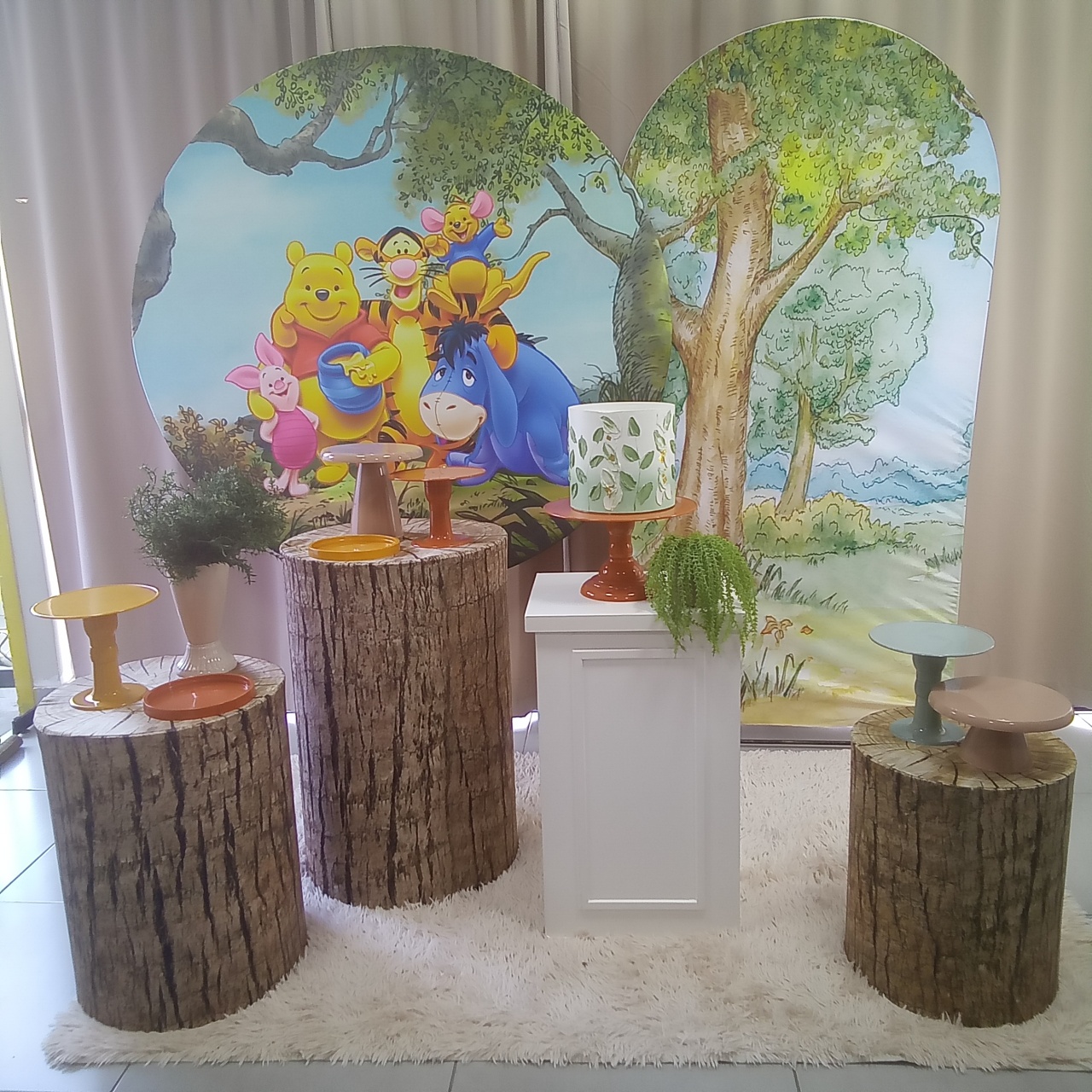 Ursinho Pooh 6 - Cenário Mágico Festa