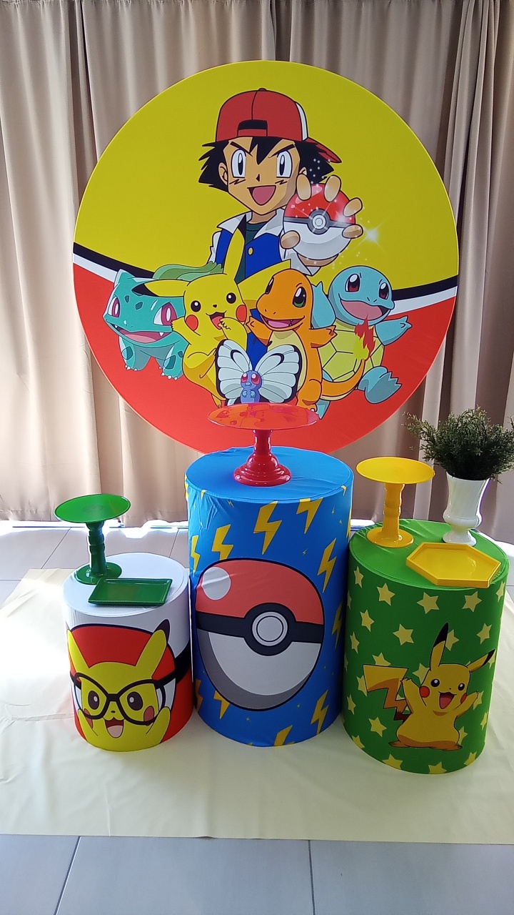Capa Pokemon - Cenário Mágico Festa