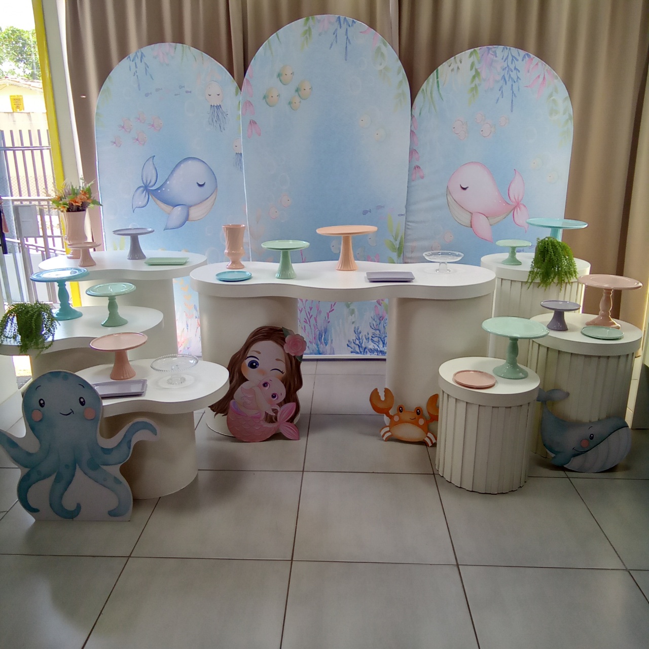 Fundo Do Mar R$ 750,00 - Cenário Mágico Festa