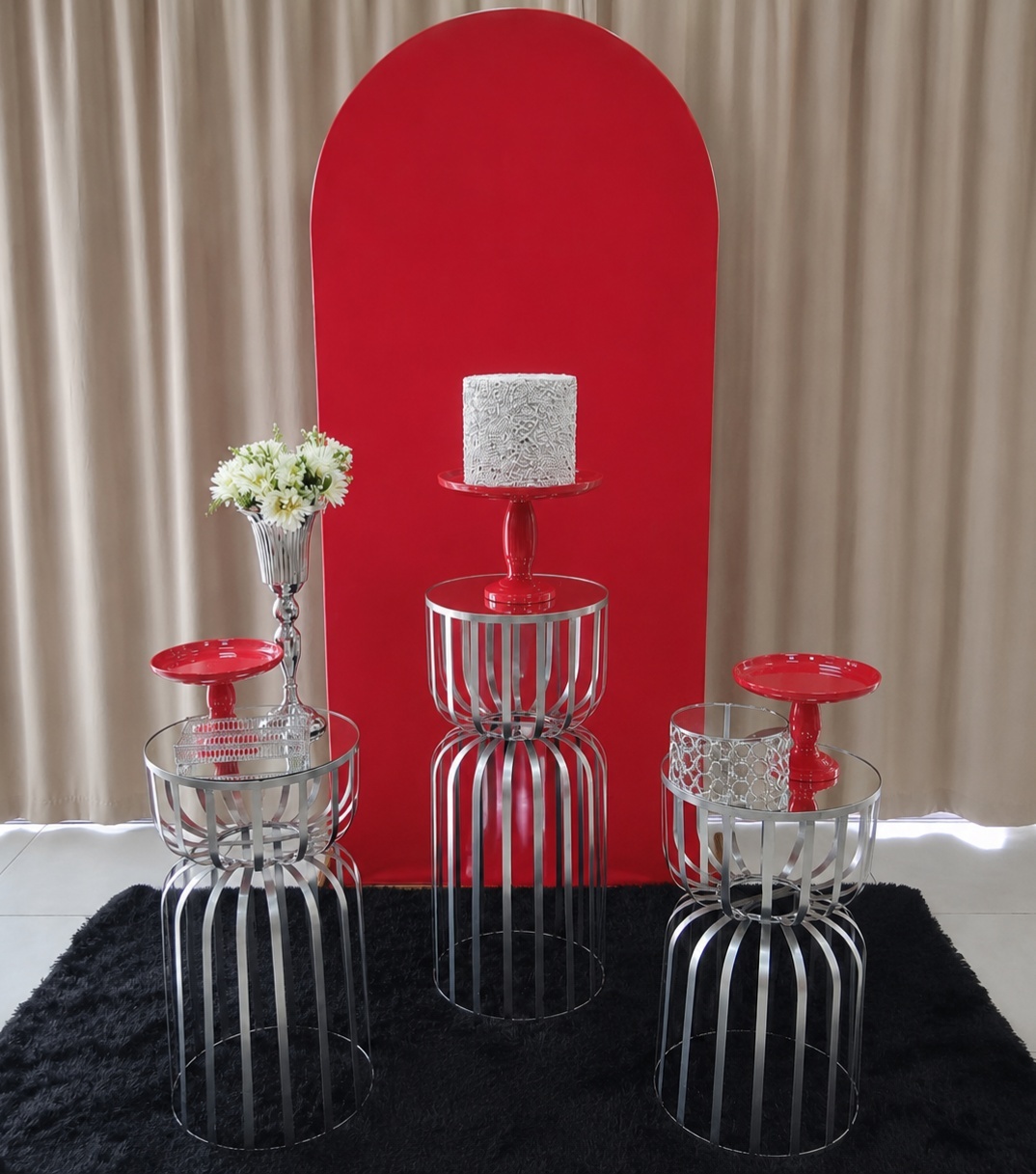 Vermelho - Cenário Mágico Festa