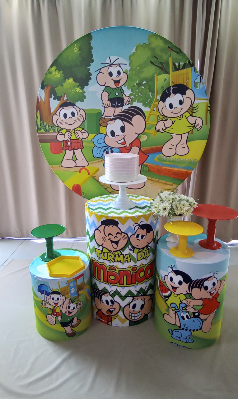 Turma da Monica 1 - Cenário Mágico Festa