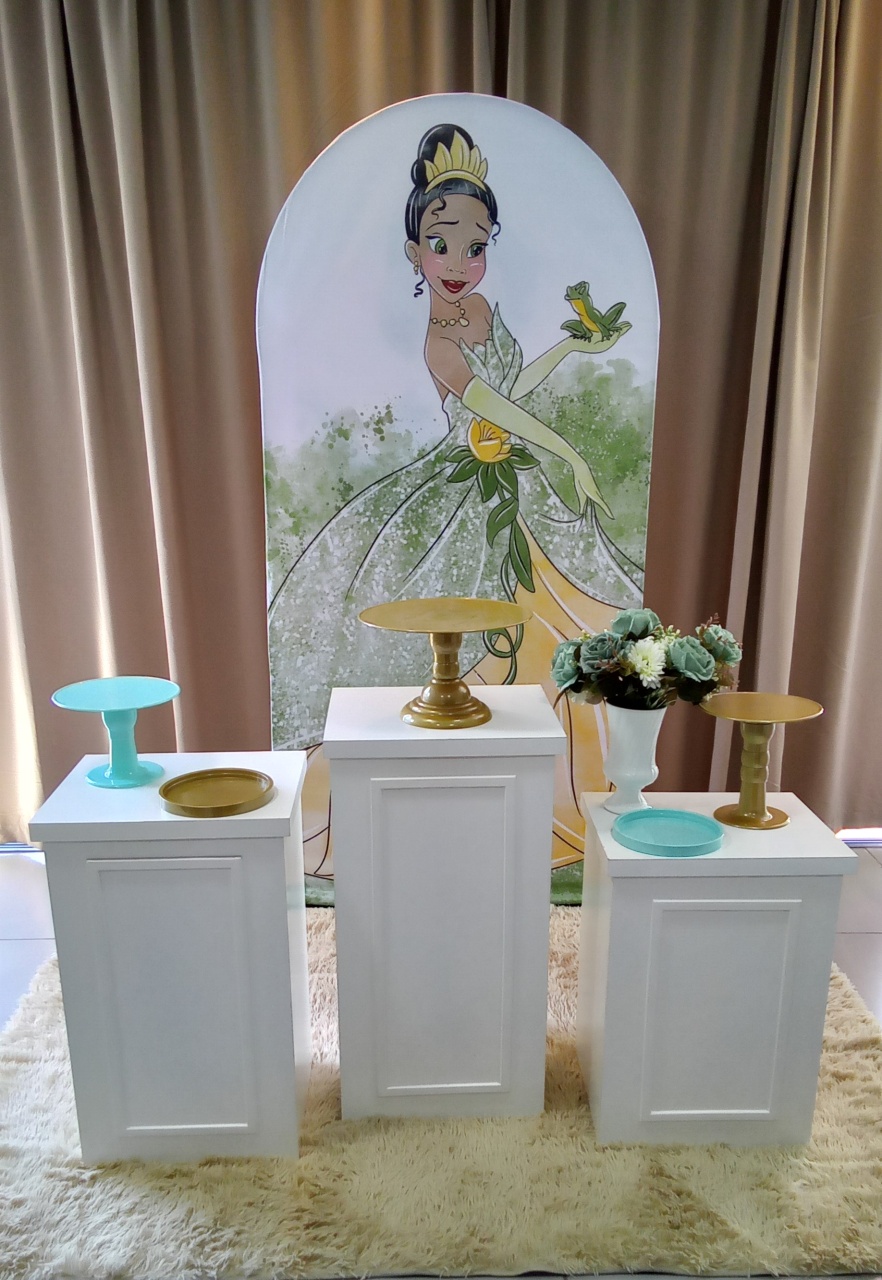 Princesa Tiana B1 - Cenário Mágico Festa