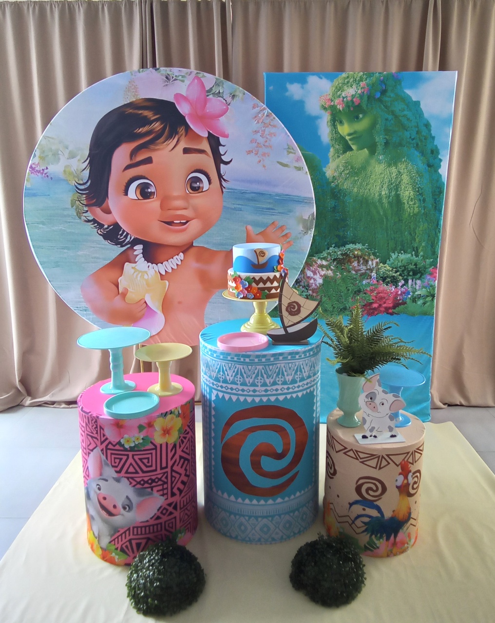 Moana Baby 2 A - Cenário Mágico Festa