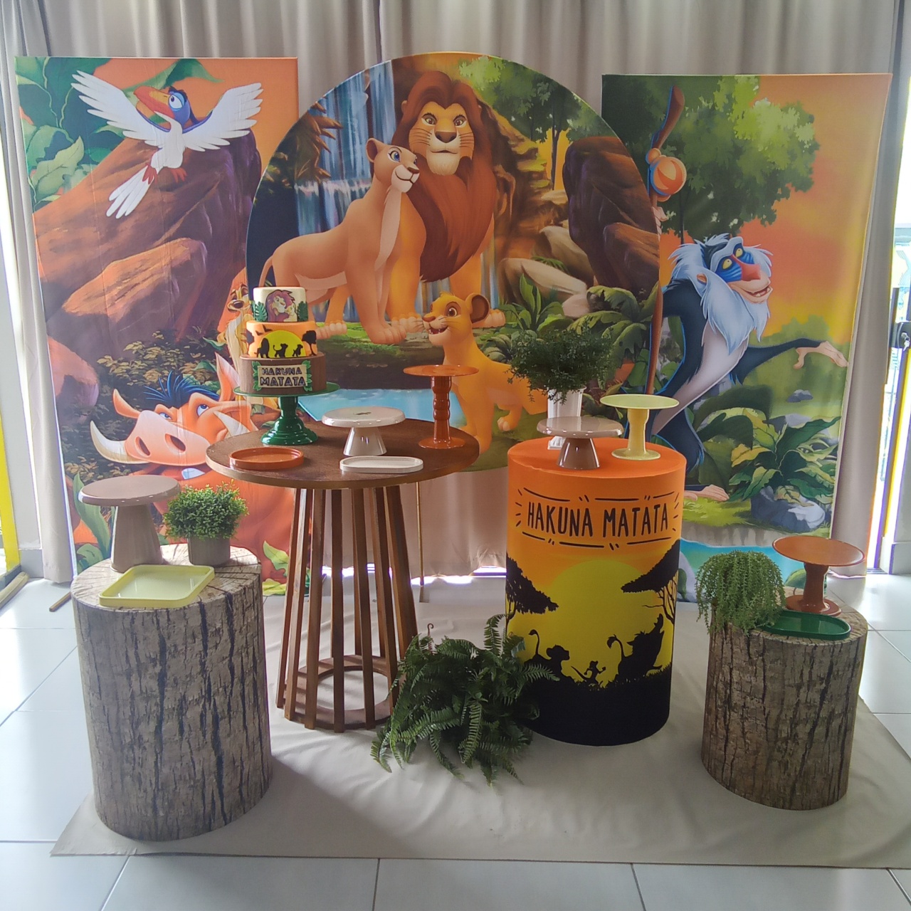 Rei Leão 7 - Cenário Mágico Festa