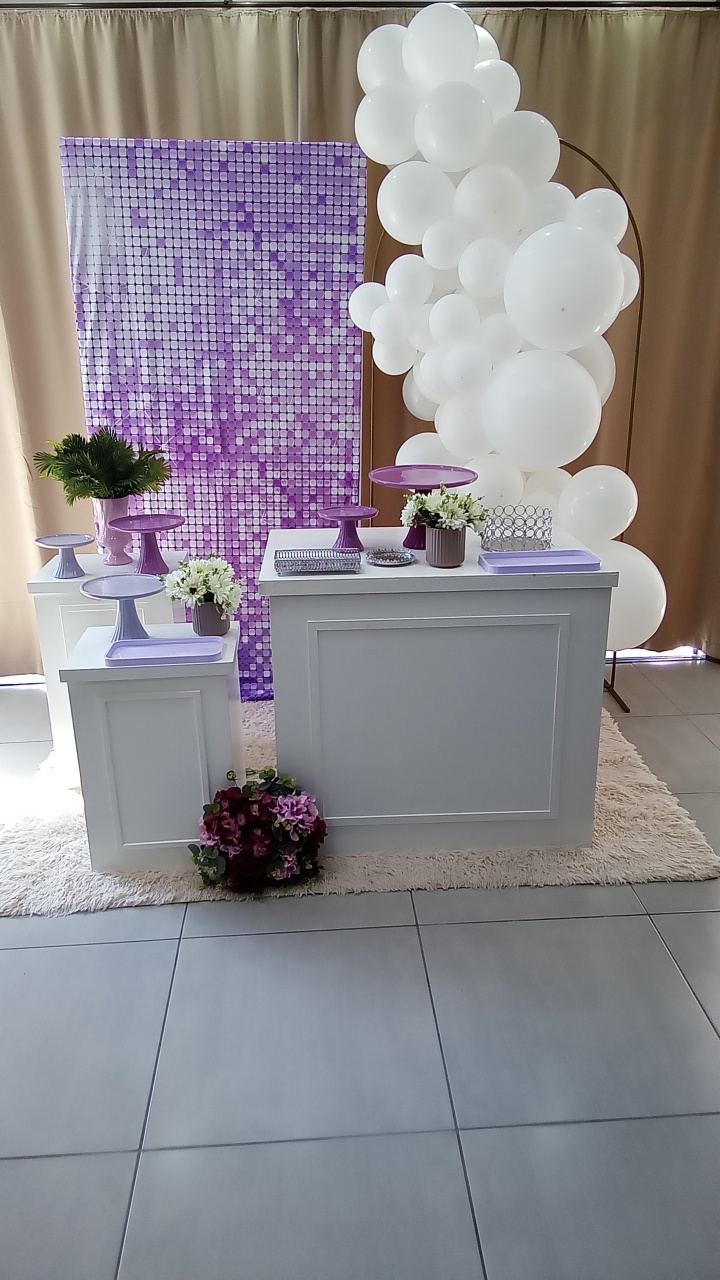 Gliter Lilas 8 - Cenário Mágico Festa