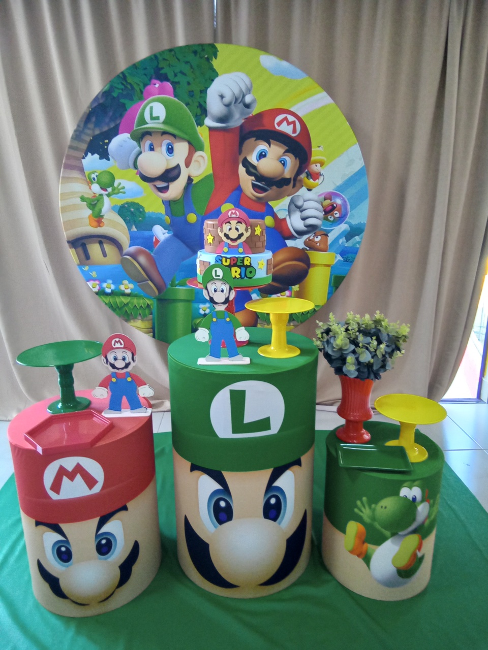Super Mario 1 - Cenário Mágico Festa