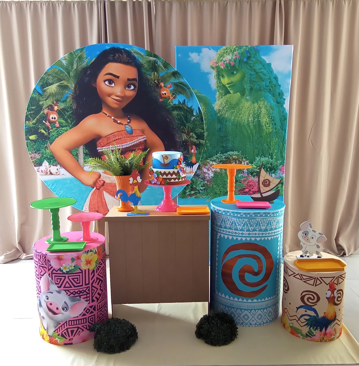 Moana 3 - Cenário Mágico Festa