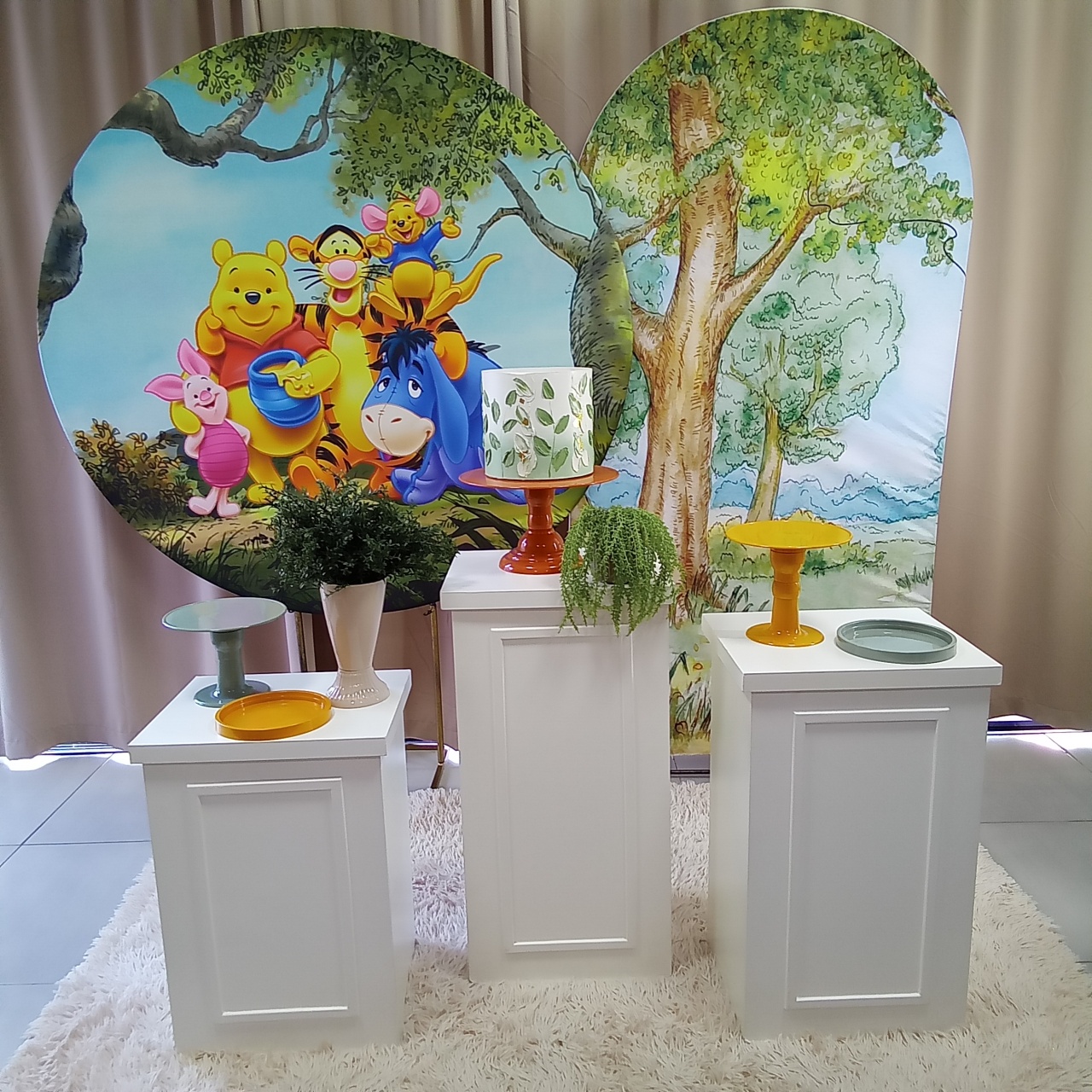 Ursinho Pooh 8 - Cenário Mágico Festa