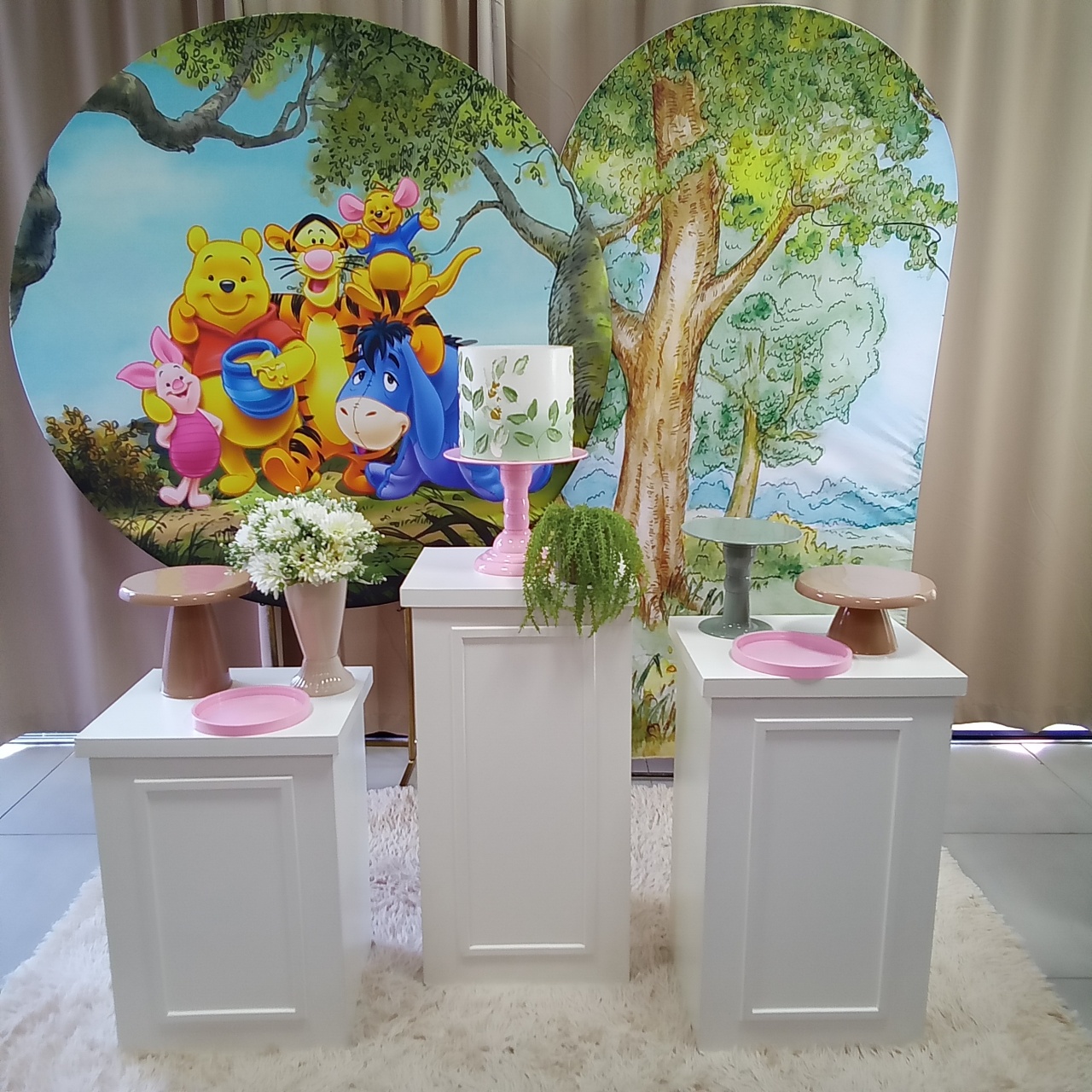 Ursinho Pooh8 - Cenário Mágico Festa