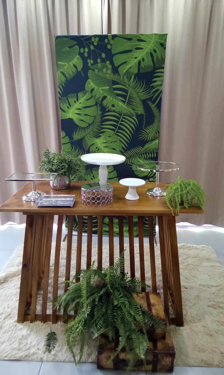 Verde Folhagem   8 - Cenário Mágico Festa