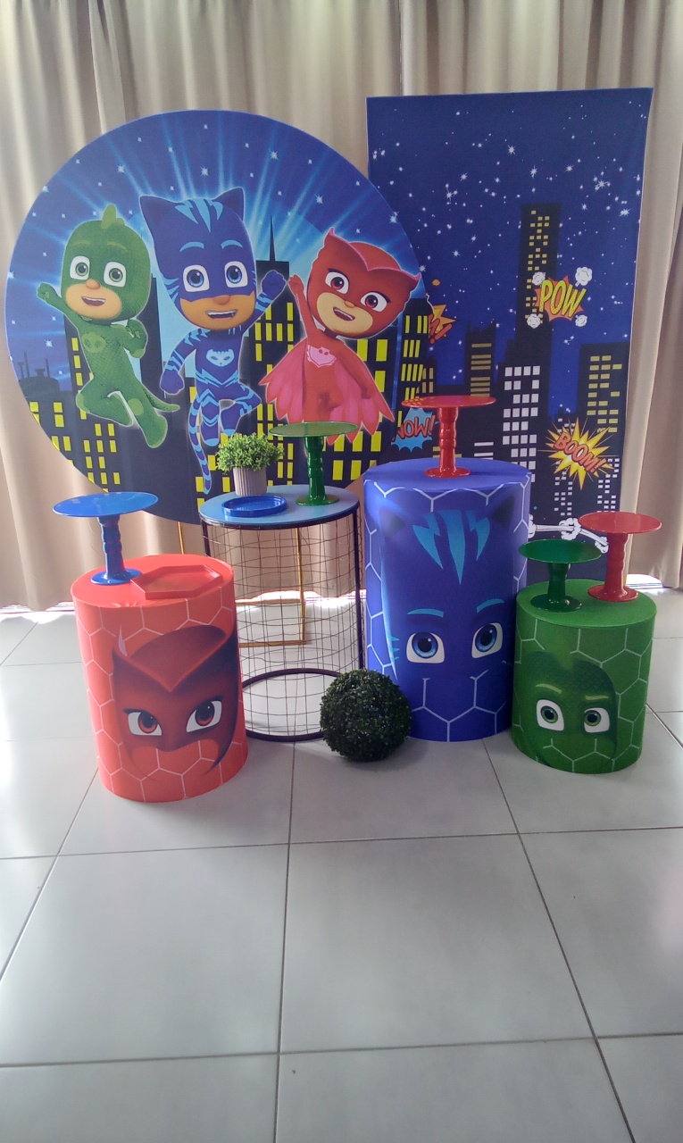 Pj Mask 3 - Cenário Mágico Festa