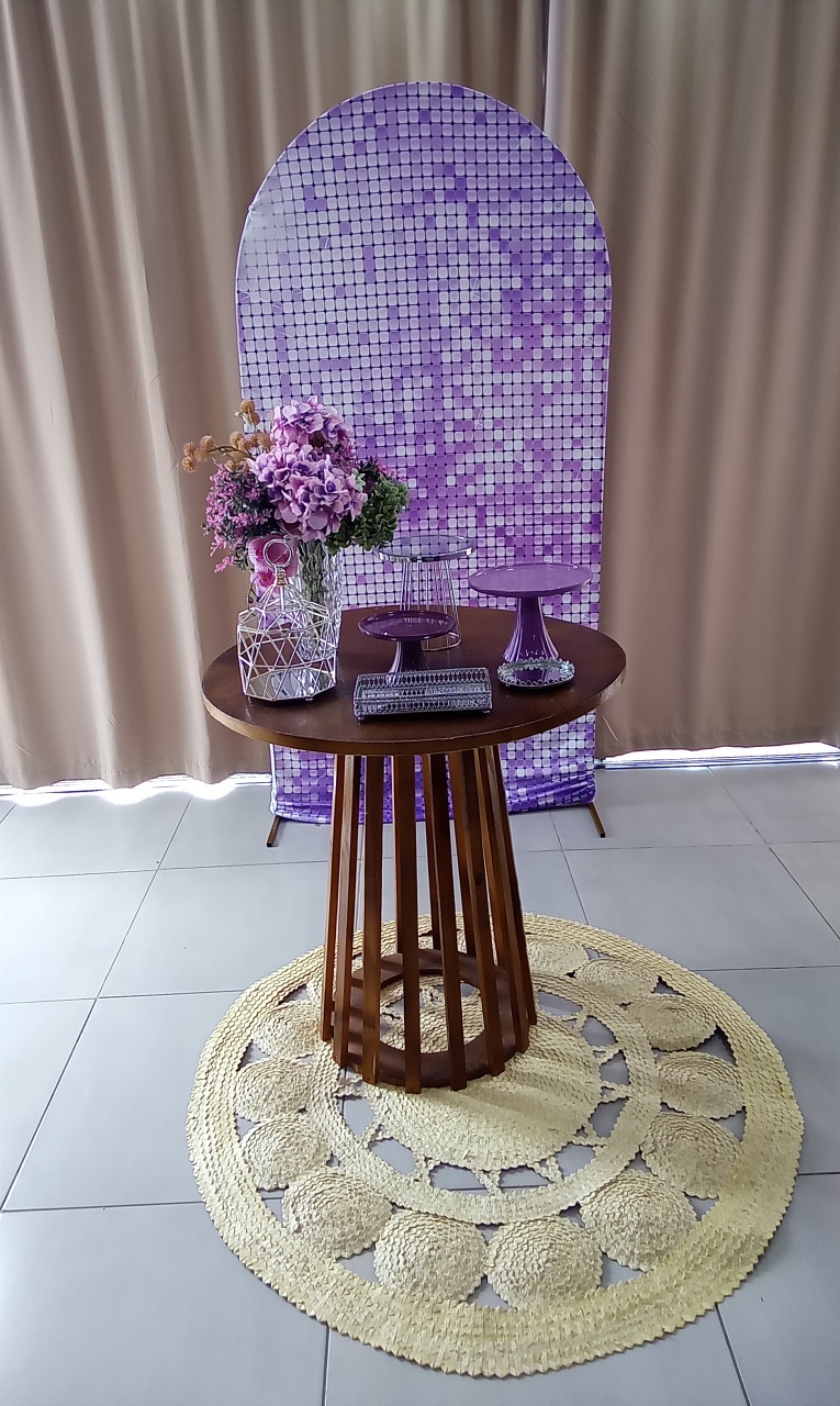 Gliter Lilas Lantejoula 6 - Cenário Mágico Festa
