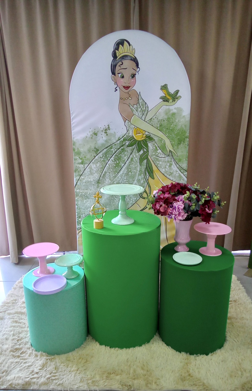 Princesa Tiana 1 - Cenário Mágico Festa