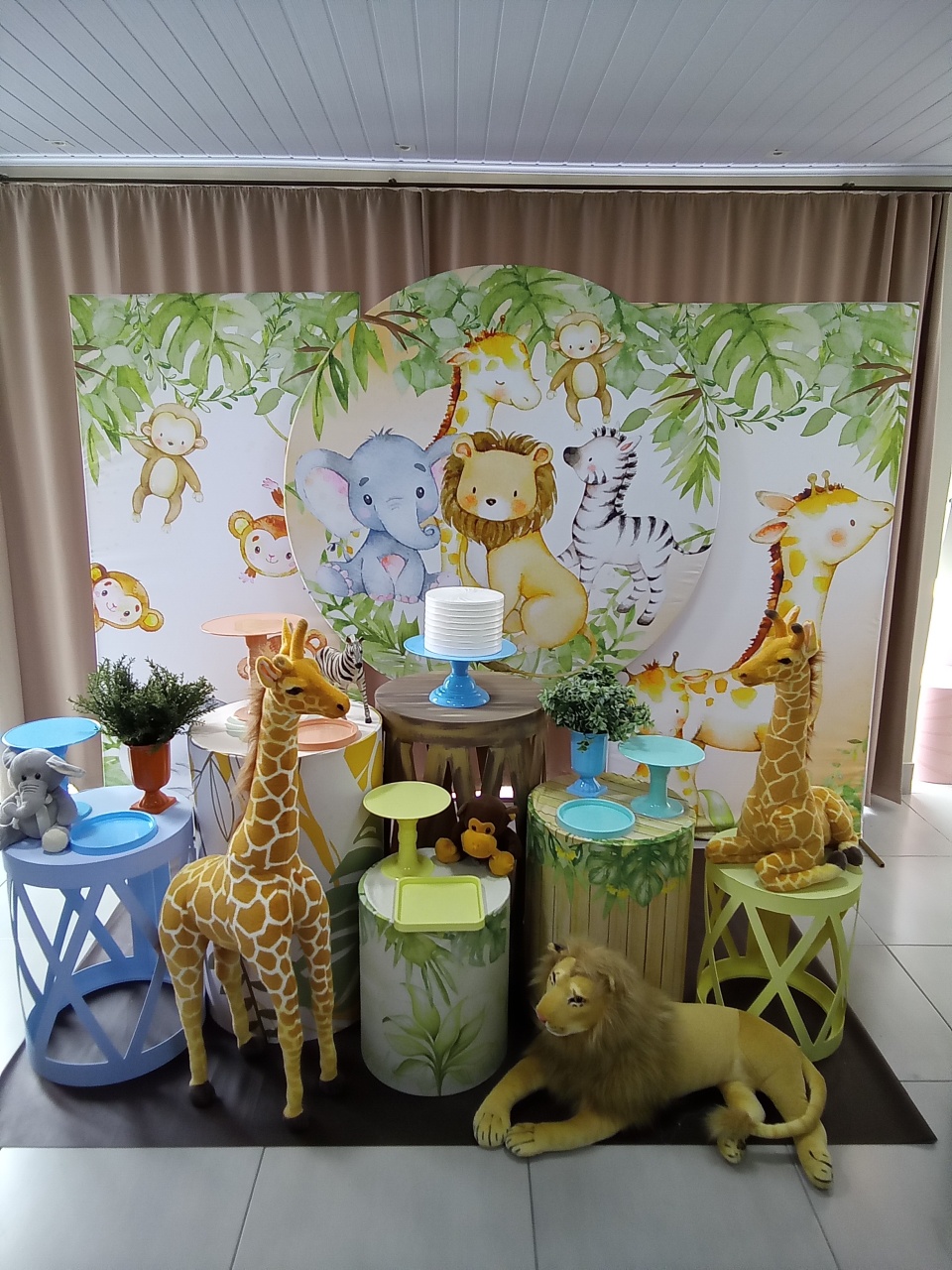 Safari Baby Decor A - Cenário Mágico Festa
