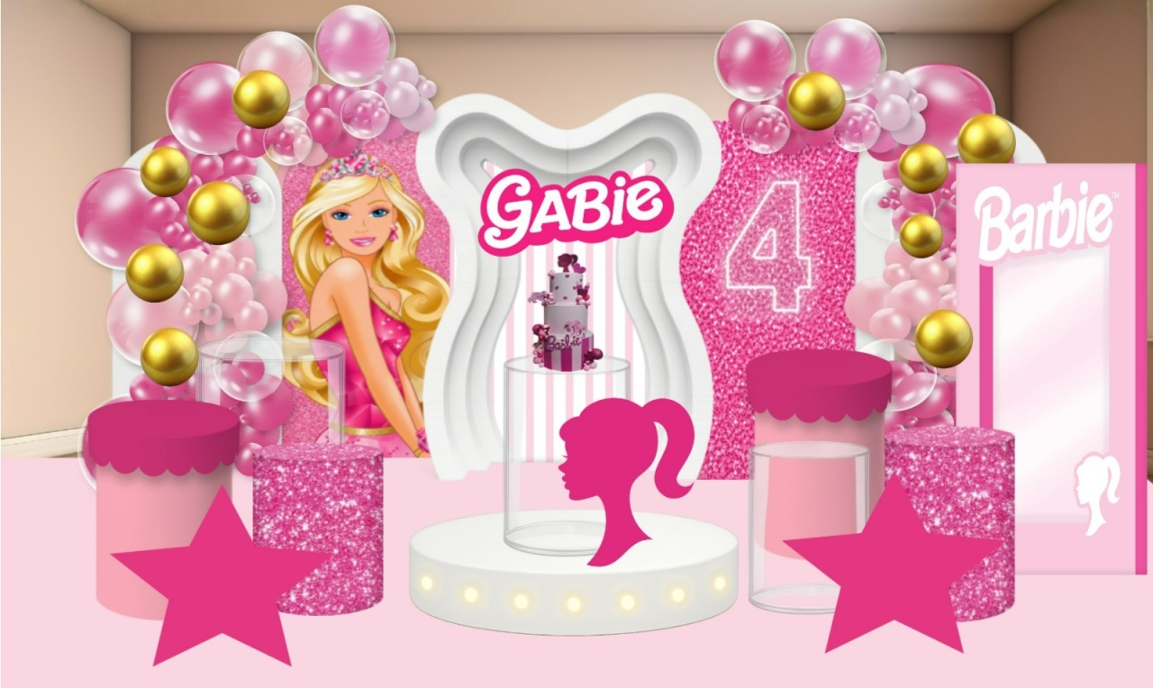 Barbie - Projeto 3D - katiakoppa.ateliedefestas