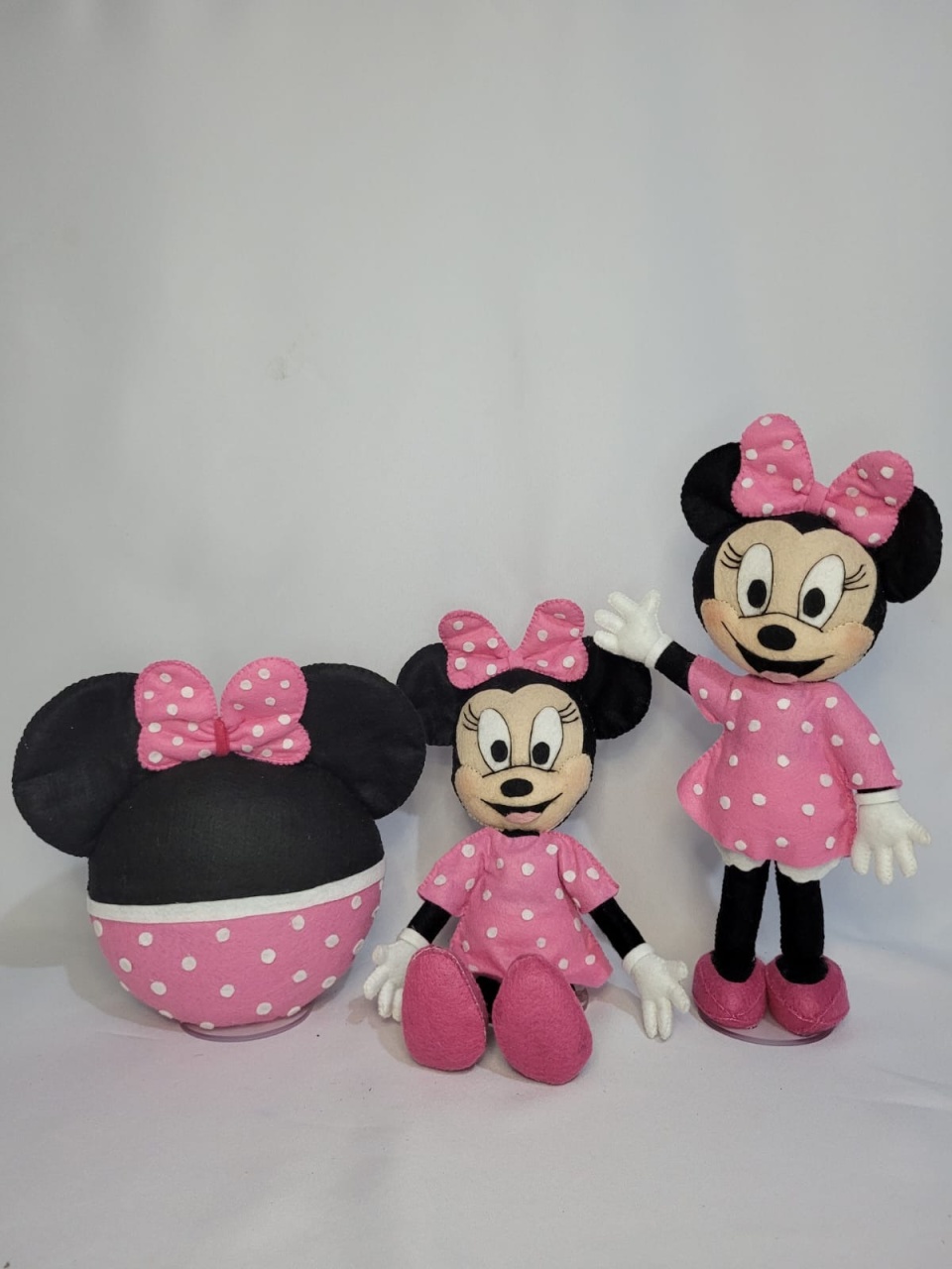 Kit Completo Feltro - Minie Rosa - Monte Festa