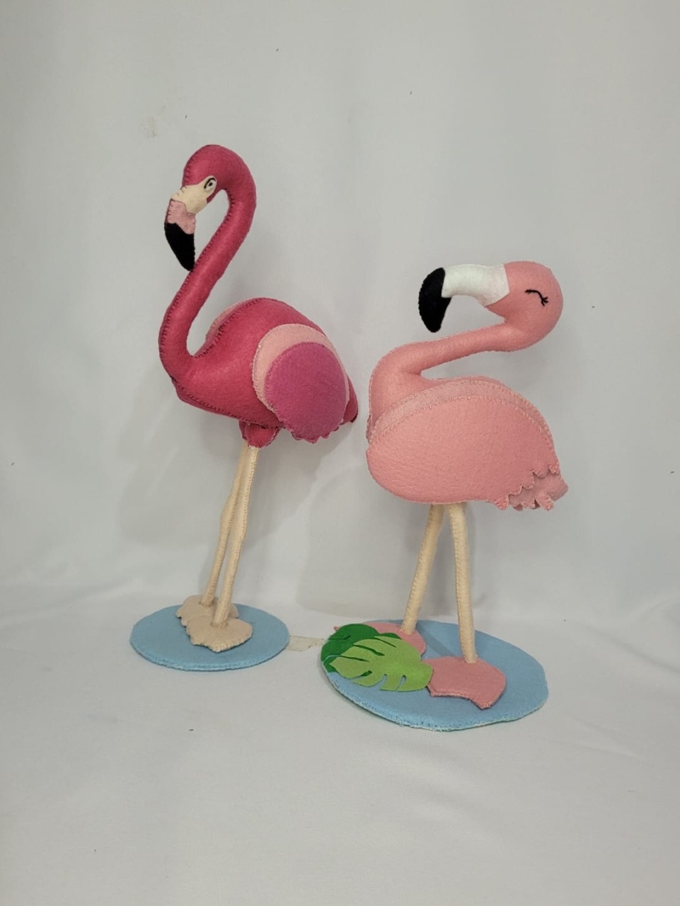 Kit Completo Feltro Tardizinha - Flamingos - Monte Festa