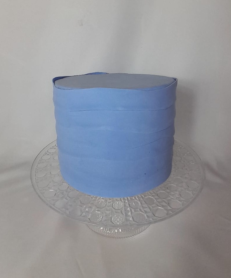 Bolo Fake Azul Claro - Monte Festa