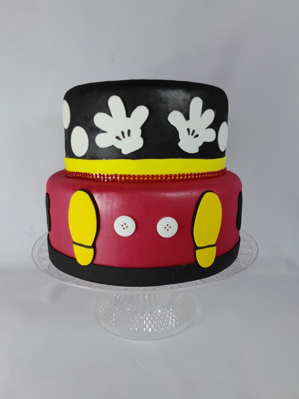Bolo Fake Mickey Mouse - Monte Festa
