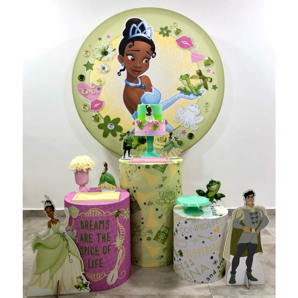 Princesa E O Sapo/ Tiana - Kit 1 - Creare Decorações 