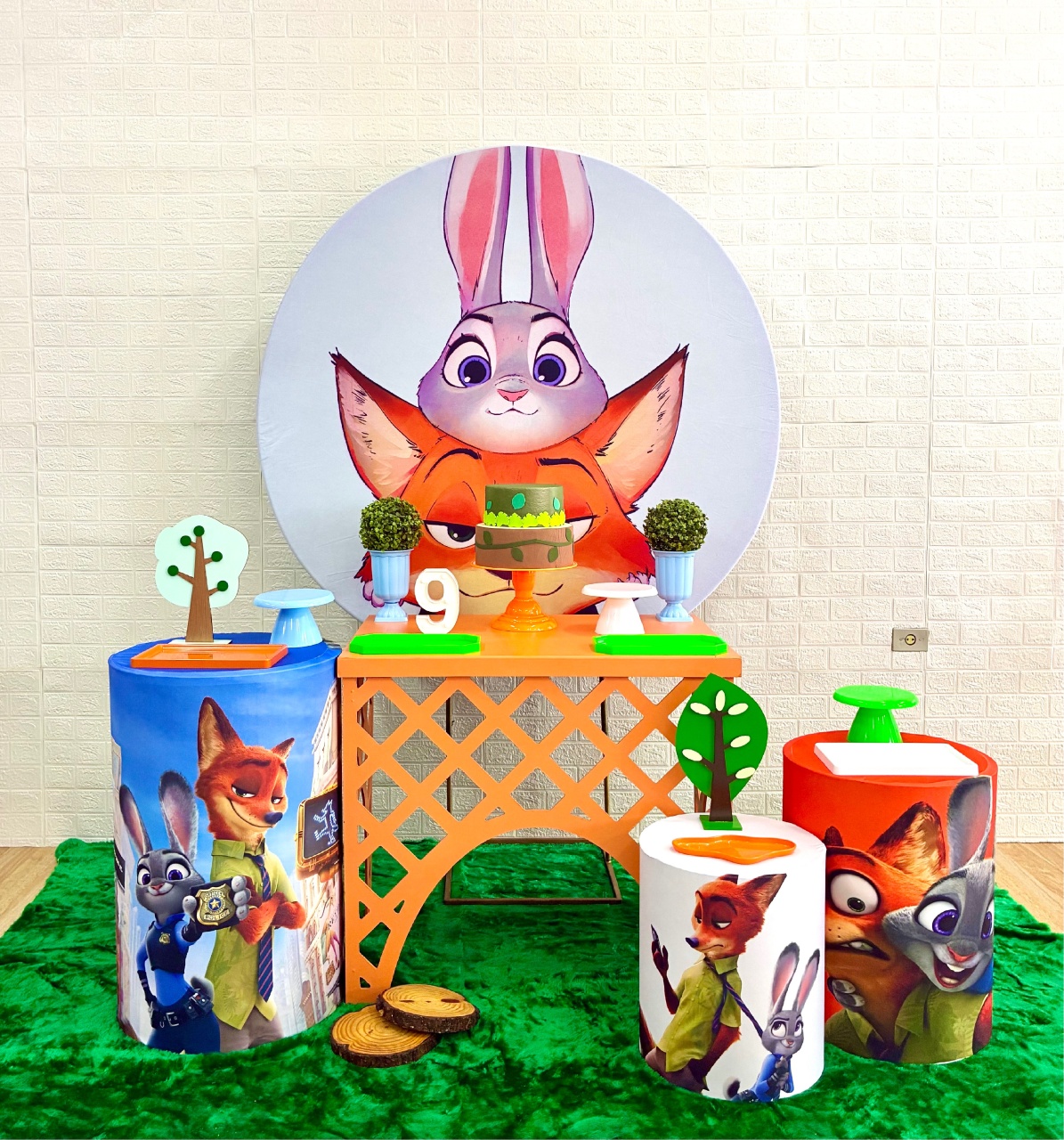 Zootopia - Kit 2 - Creare Decorações 