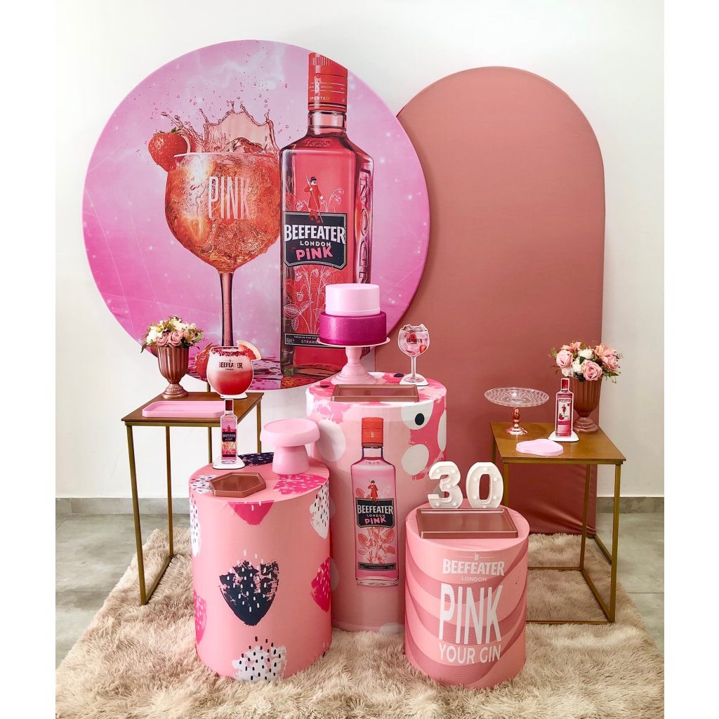 Beefeater Pink - Kit 3 - Creare Decorações 