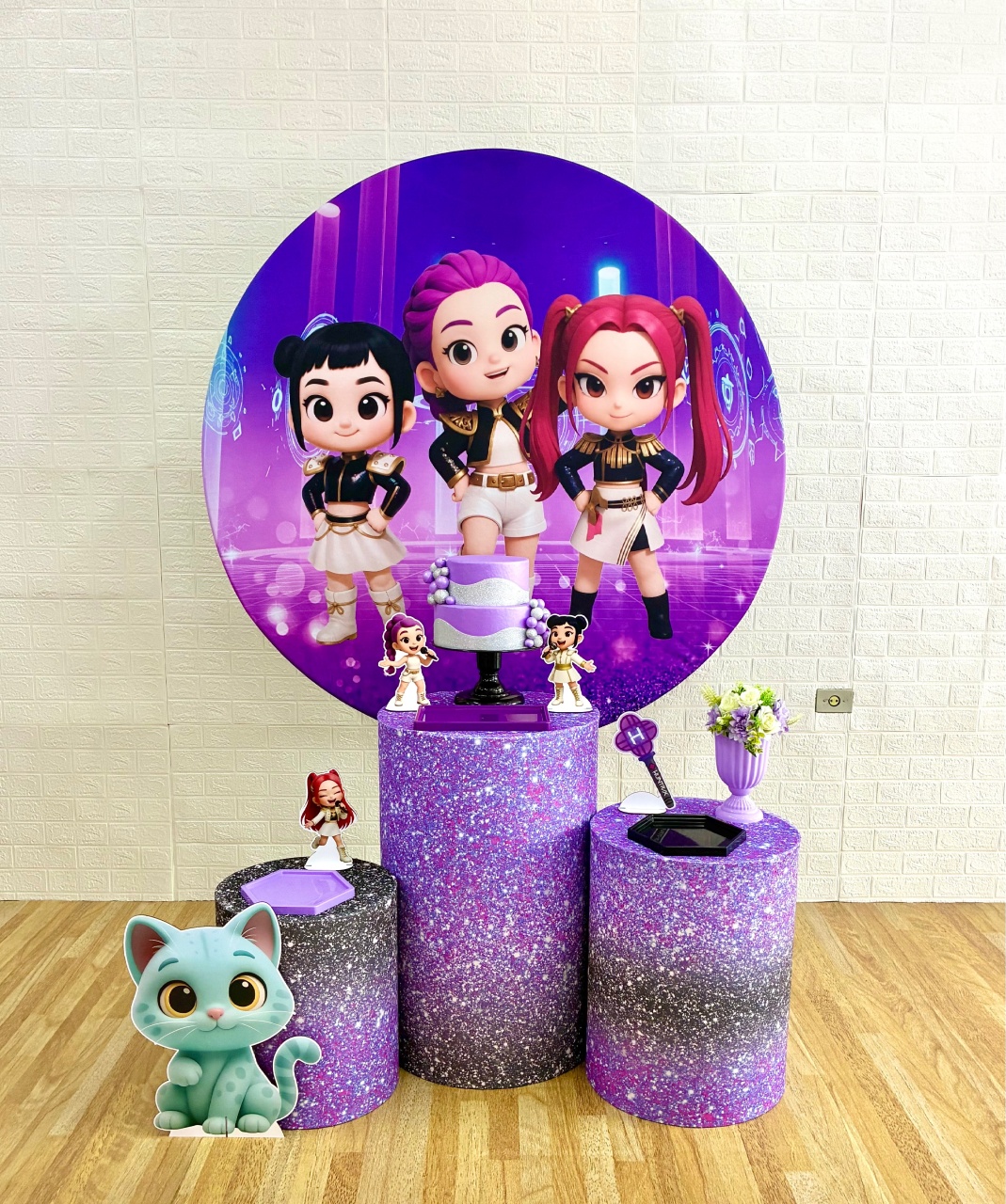 Guerreiras Do Kpop  Cute - Kit 1  - Creare Decorações 