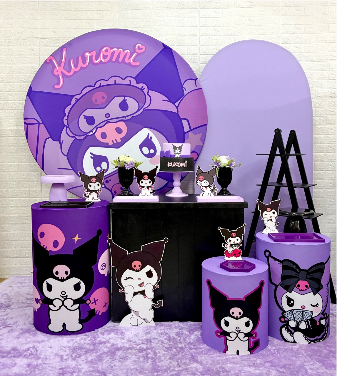 Kuromi - Kit 3 - Creare Decorações 