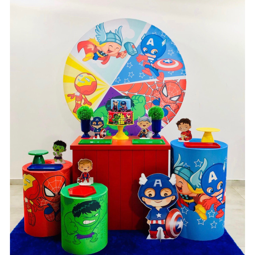 Vingadores Baby - Kit 2 - Creare Decorações 