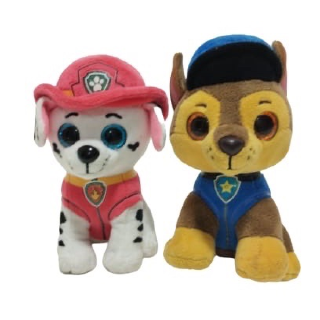 Pelúcias Marshall E Chase Patrulha Canina - Creare Decorações 