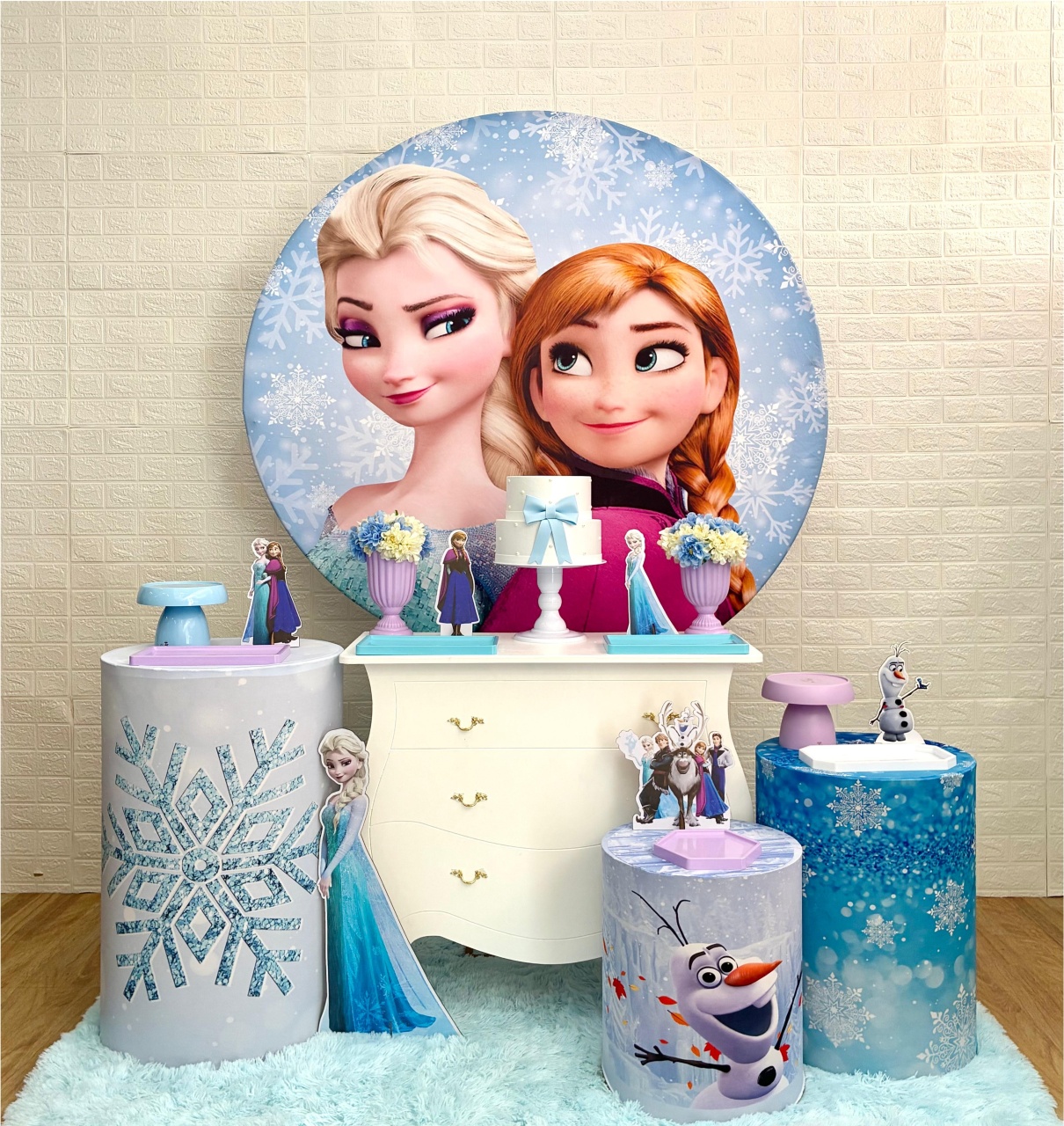Frozen 1 - Kit 2 - Creare Decorações 