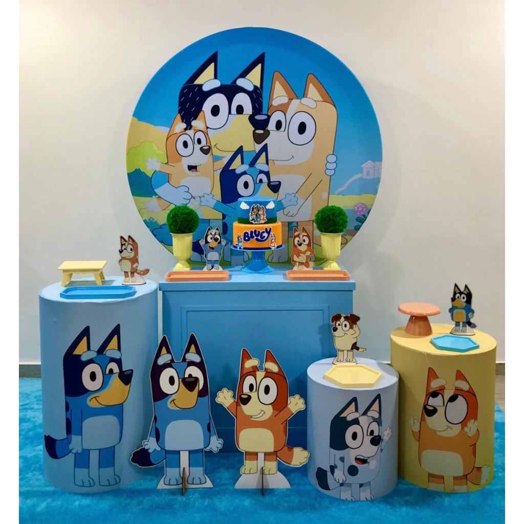 Bluey Menino - Kit 2 - Creare Decorações 