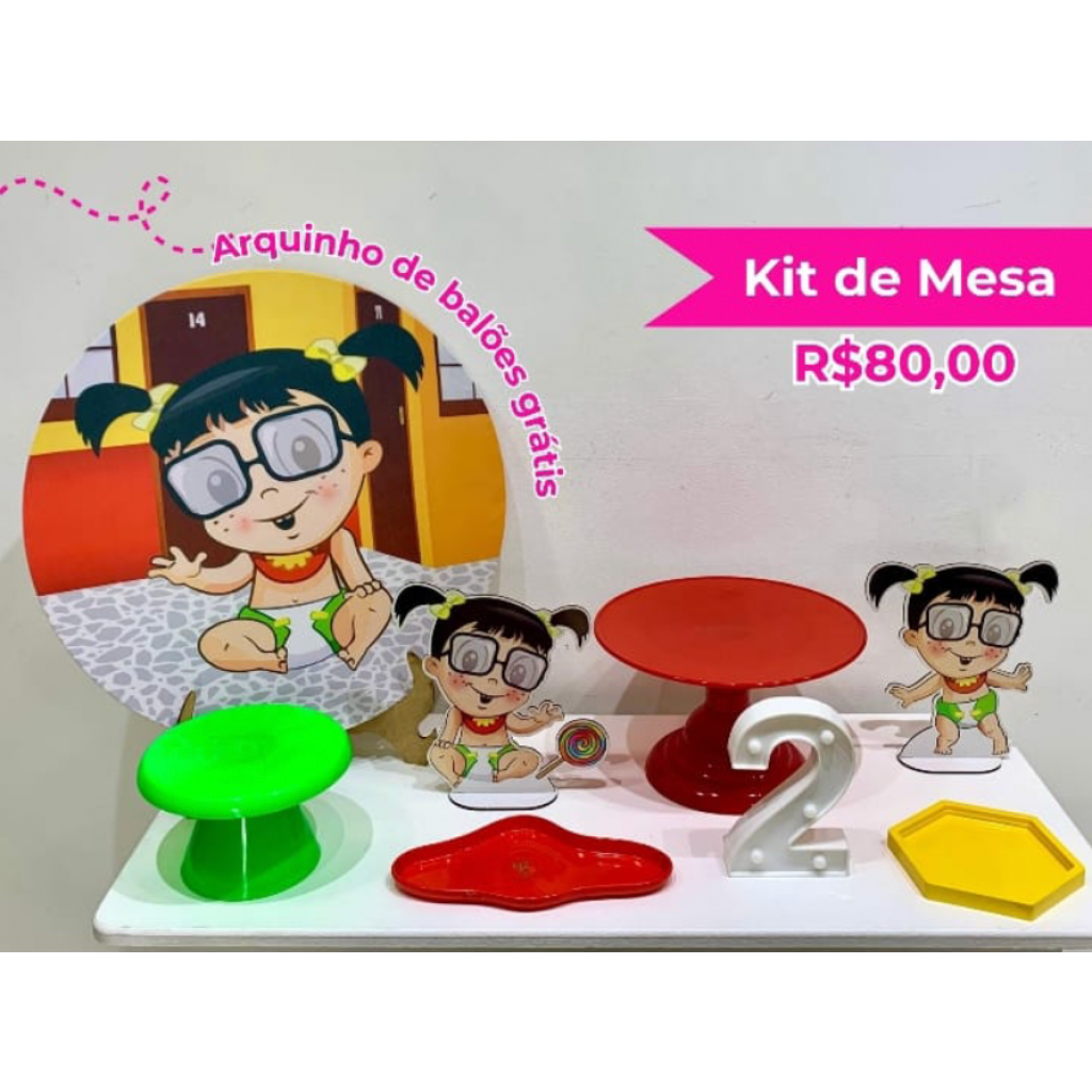 Kit de Mesa Chiquinha - Creare Decorações 