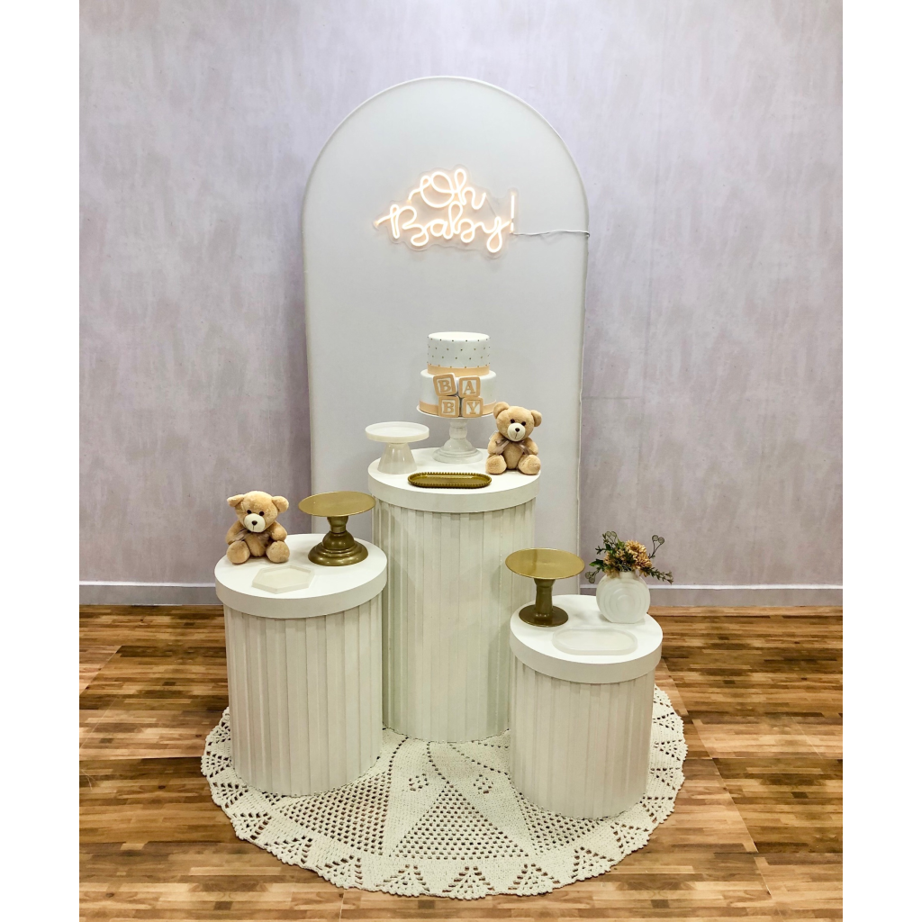 Oh Baby Branco - Composição 1 - Creare Decorações 